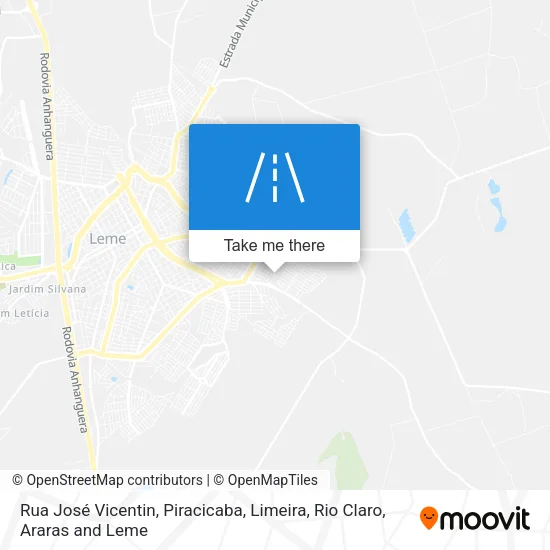Rua José Vicentin map