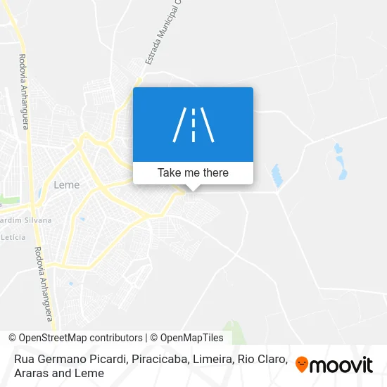 Rua Germano Picardi map