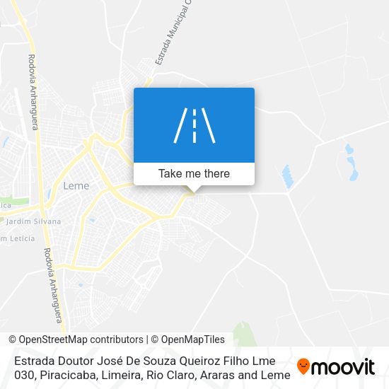 Estrada Doutor José De Souza Queiroz Filho Lme 030 map