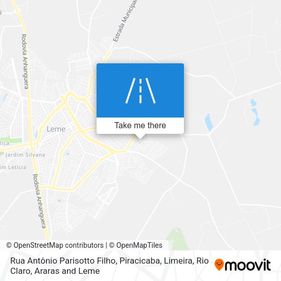 Rua Antônio Parisotto Filho map