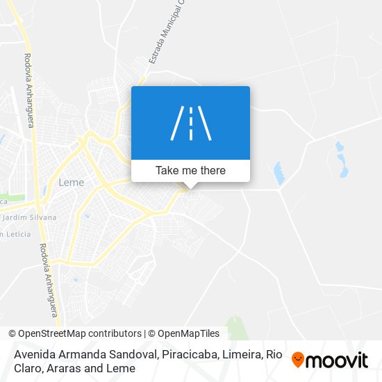 Mapa Avenida Armanda Sandoval