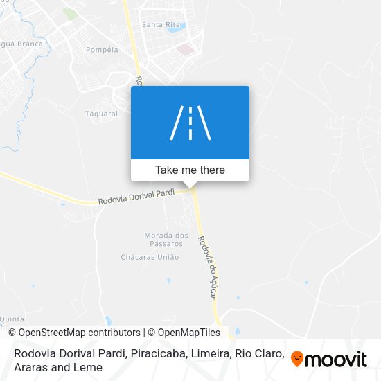 Rodovia Dorival Pardi map