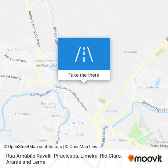 Rua Amábile Ravelli map