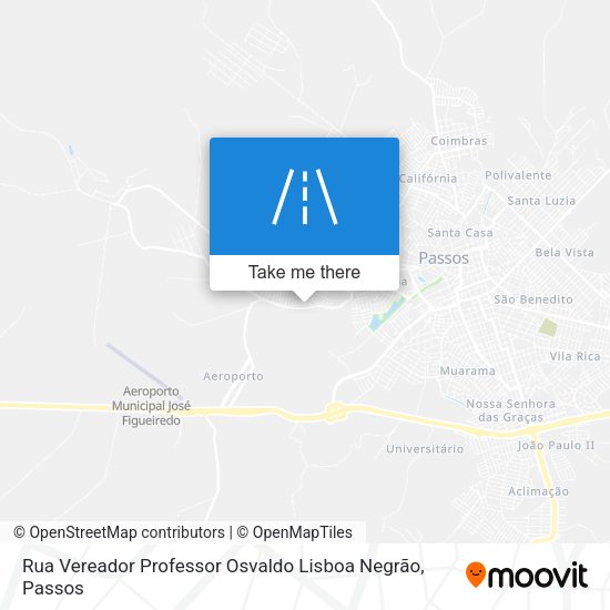 Rua Vereador Professor Osvaldo Lisboa Negrão map
