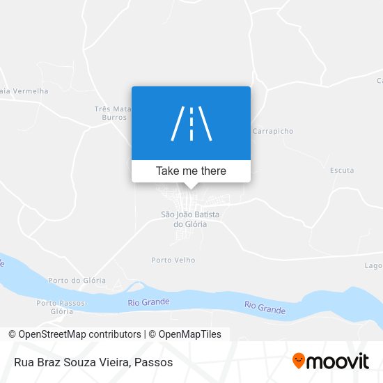 Rua Braz Souza Vieira map