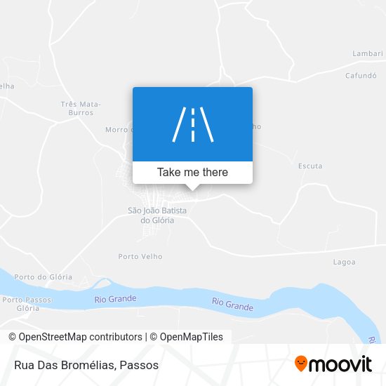 Rua Das Bromélias map