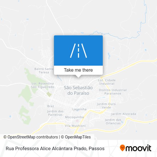 Rua Professora Alice Alcântara Prado map