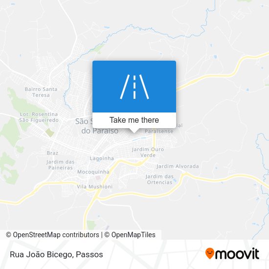 Rua João Bicego map