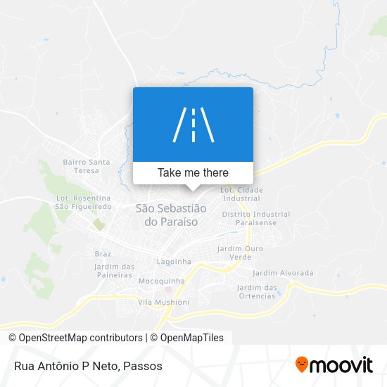 Rua Antônio P Neto map