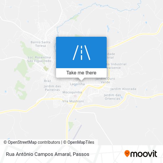 Rua Antônio Campos Amaral map