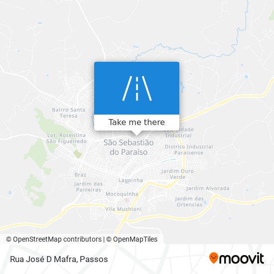 Rua José D Mafra map