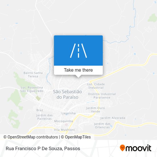Rua Francisco P De Souza map