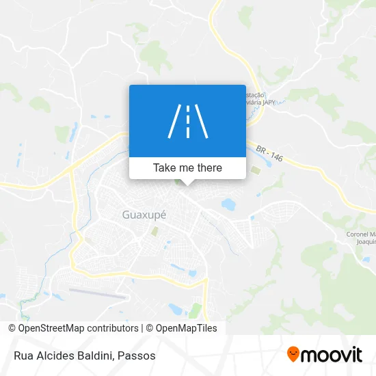 Rua Alcides Baldini map