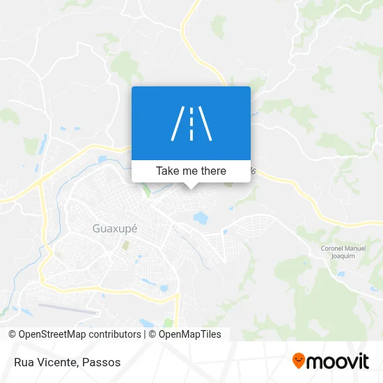 Rua Vicente map
