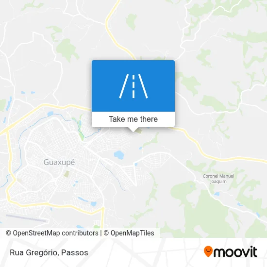 Rua Gregório map