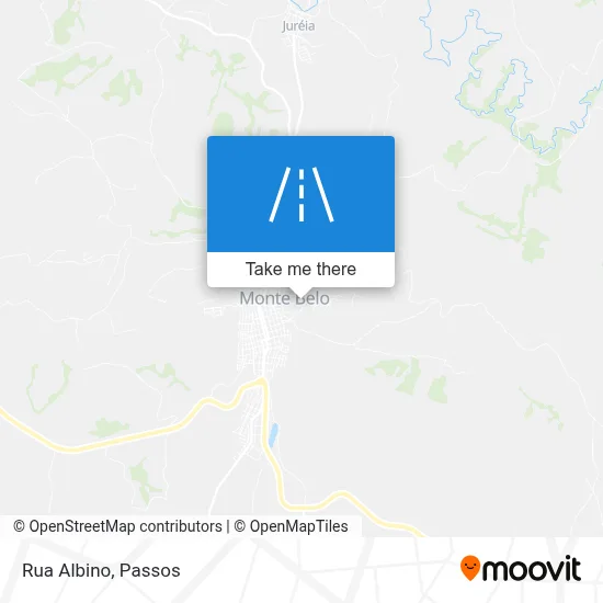 Rua Albino map
