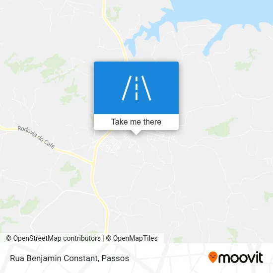 Rua Benjamin Constant map