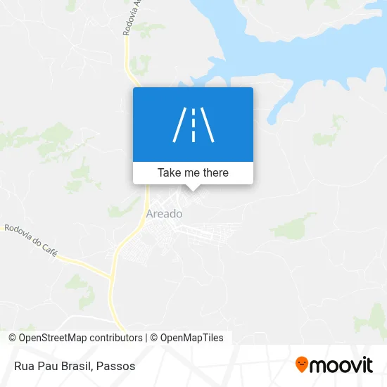 Rua Pau Brasil map