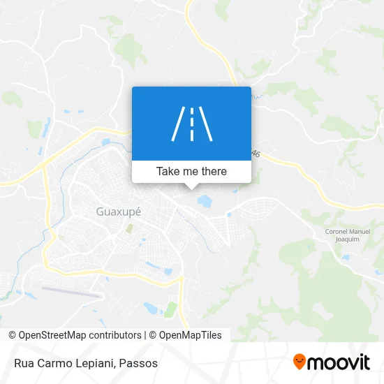 Rua Carmo Lepiani map