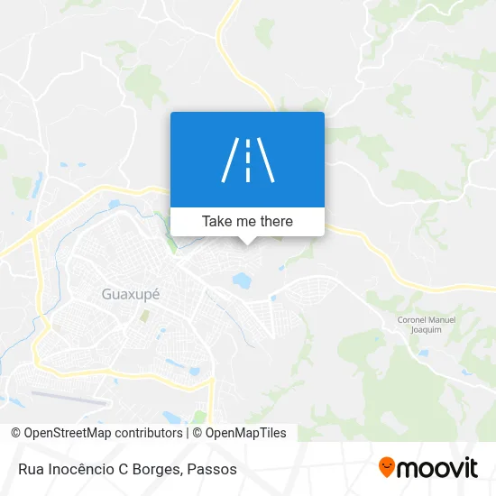 Rua Inocêncio C Borges map