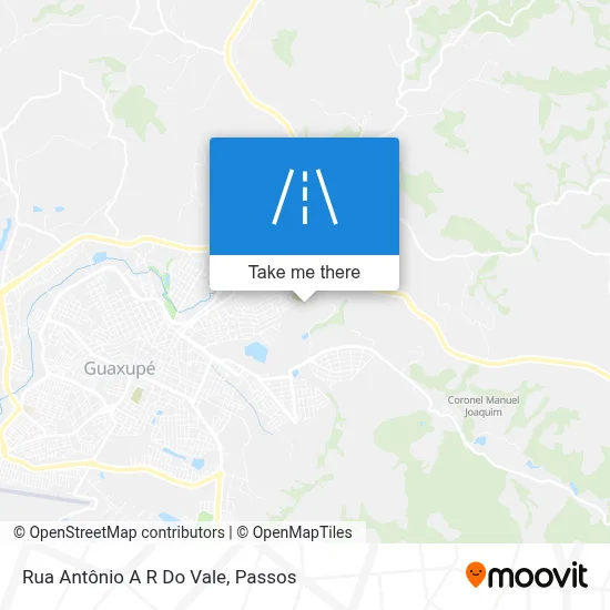 Rua Antônio A R Do Vale map