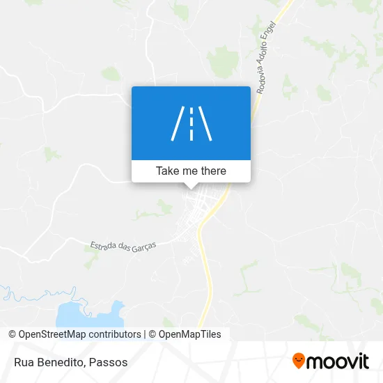Rua Benedito map