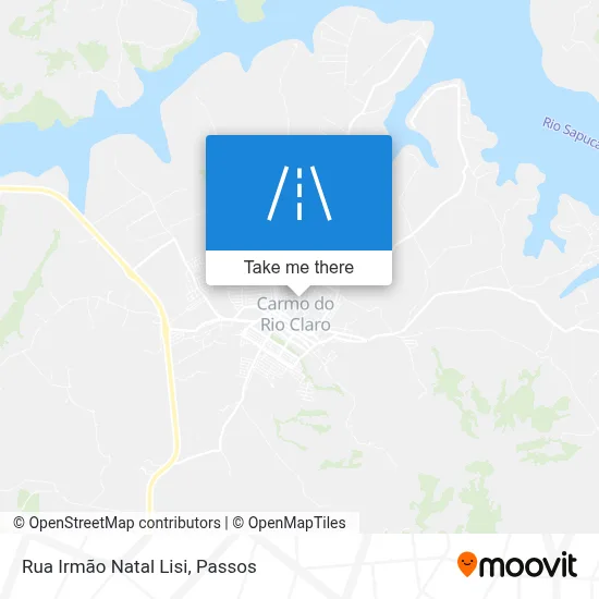Rua Irmão Natal Lisi map