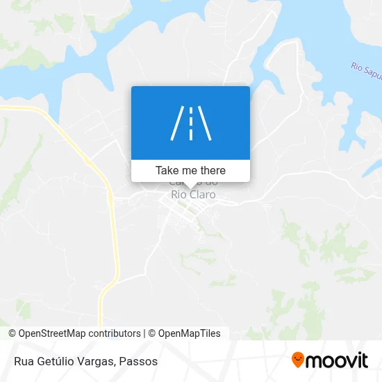 Rua Getúlio Vargas map