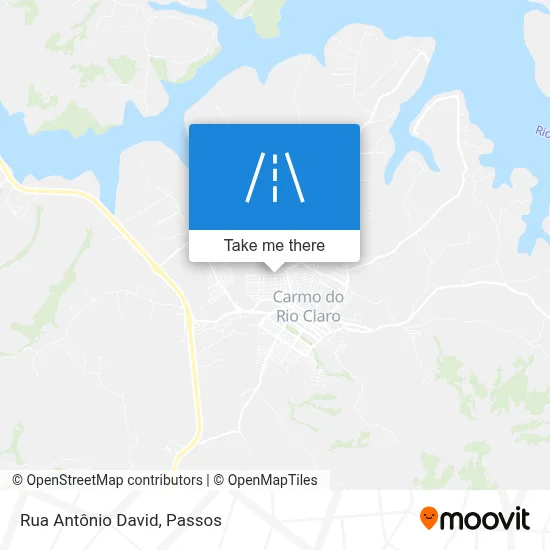 Rua Antônio David map