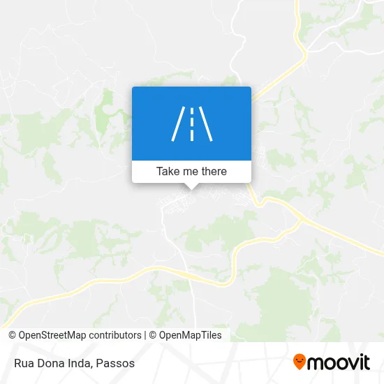 Rua Dona Inda map