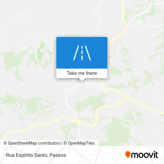 Rua Espírito Santo map
