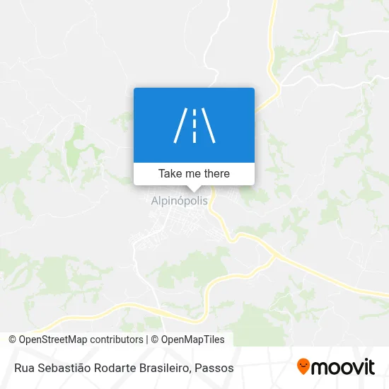 Rua Sebastião Rodarte Brasileiro map