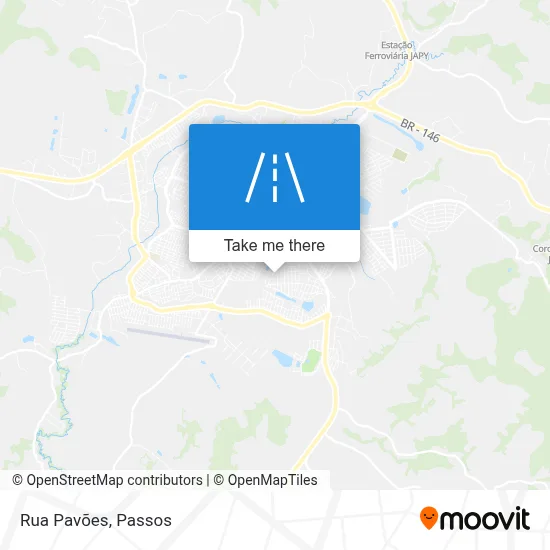Rua Pavões map