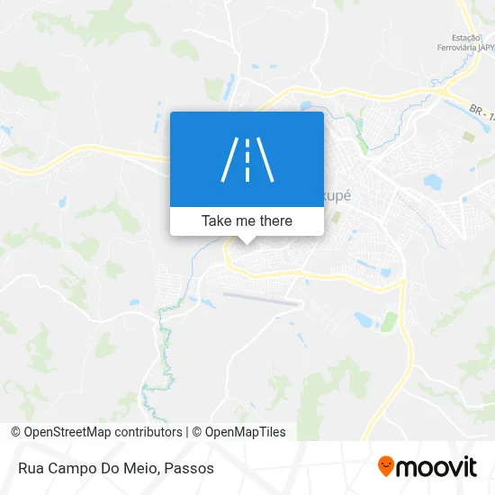 Rua Campo Do Meio map