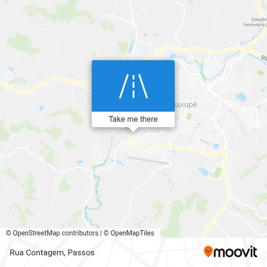 Rua Contagem map