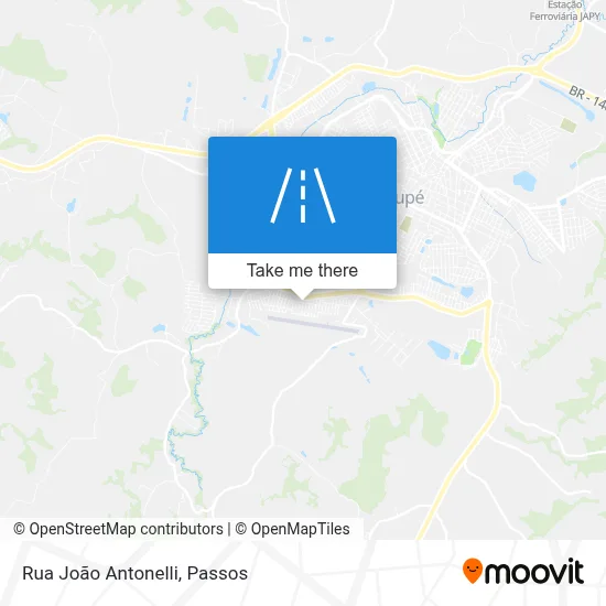 Rua João Antonelli map