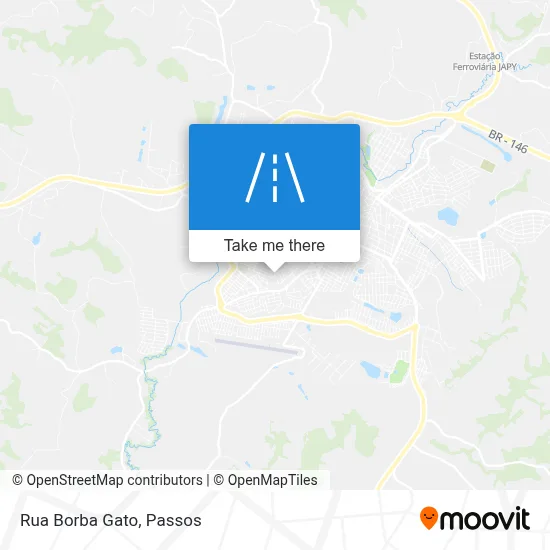 Rua Borba Gato map