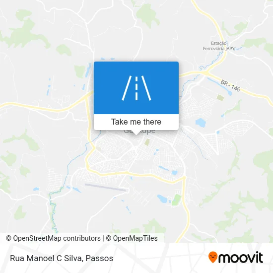 Rua Manoel C Silva map