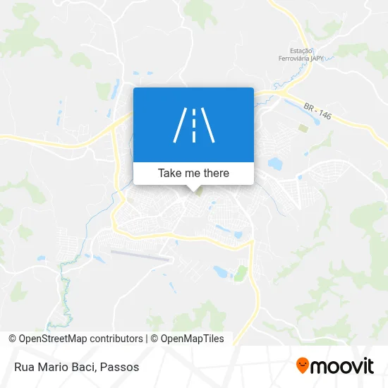Rua Mario Baci map