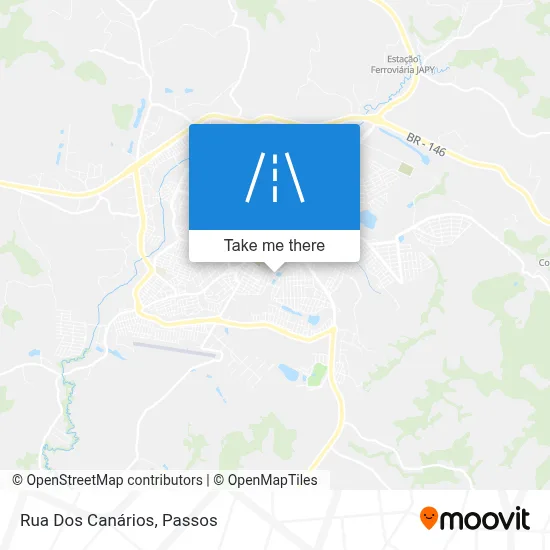 Rua Dos Canários map