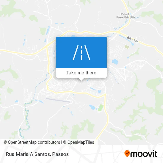 Rua Maria A Santos map