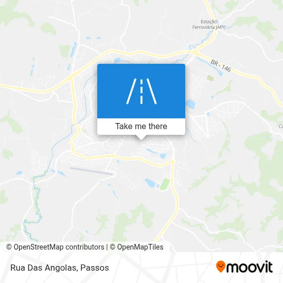 Rua Das Angolas map
