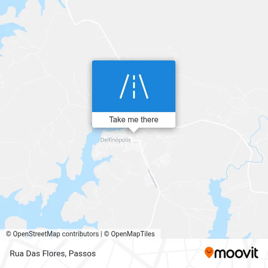 Rua Das Flores map