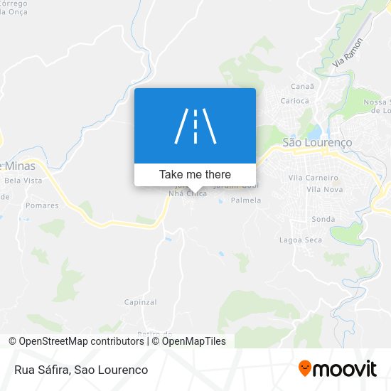 Rua Sáfira map