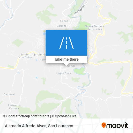Alameda Alfredo Alves map