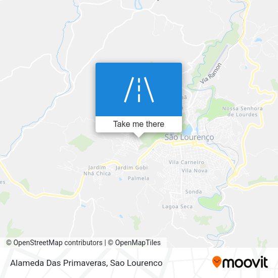 Alameda Das Primaveras map