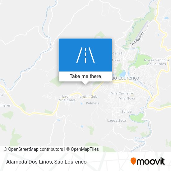 Alameda Dos Lírios map