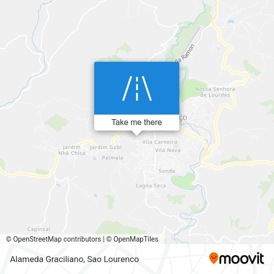 Alameda Graciliano map