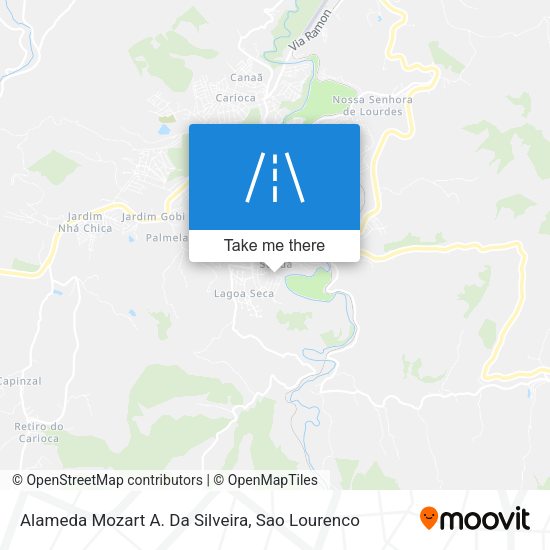 Alameda Mozart A. Da Silveira map