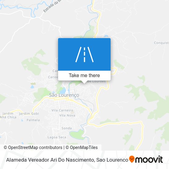 Alameda Vereador Ari Do Nascimento map